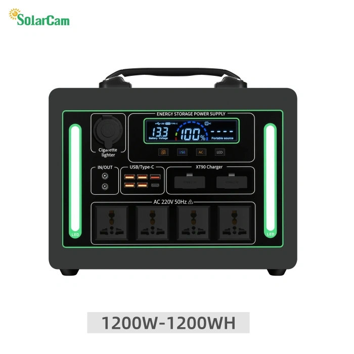 Solarcam SPEC-YN30-1200W Portable Power Station - 1152Wh LiFePO4