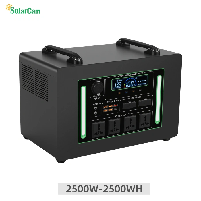 Solarcam SPEC-YN30-2500W Portable Power Station - 2048Wh LiFePO4