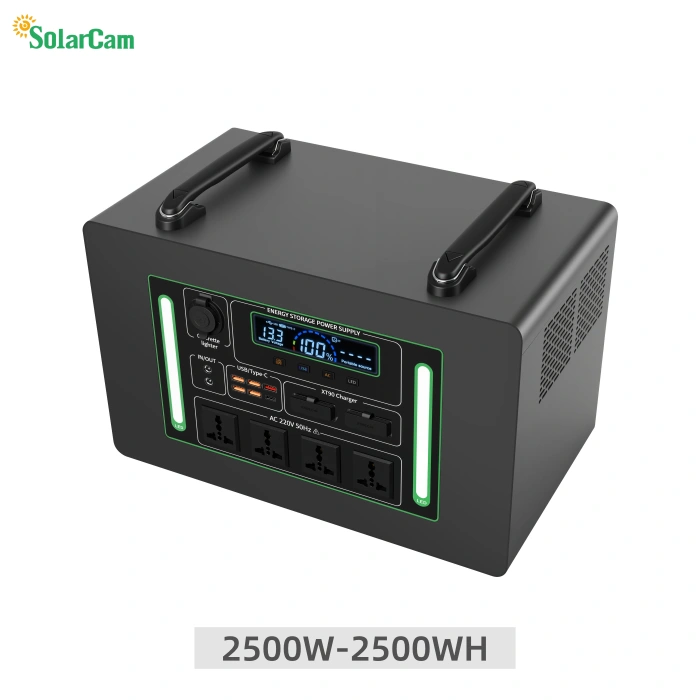 Solarcam SPEC-YN30-2500W Portable Power Station - 2048Wh LiFePO4